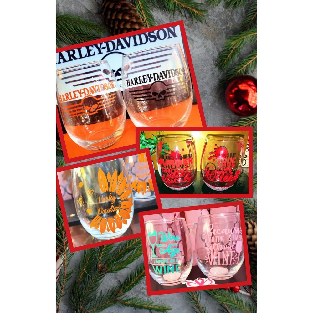 Stemless Wine Glass Sets of 2